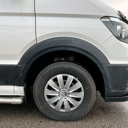 Oneway Satz Radlaufleisten passend für Volkswagen Crafter MK2 & MAN TGE MK1 PreFacelift 2016- - Mattschwarz