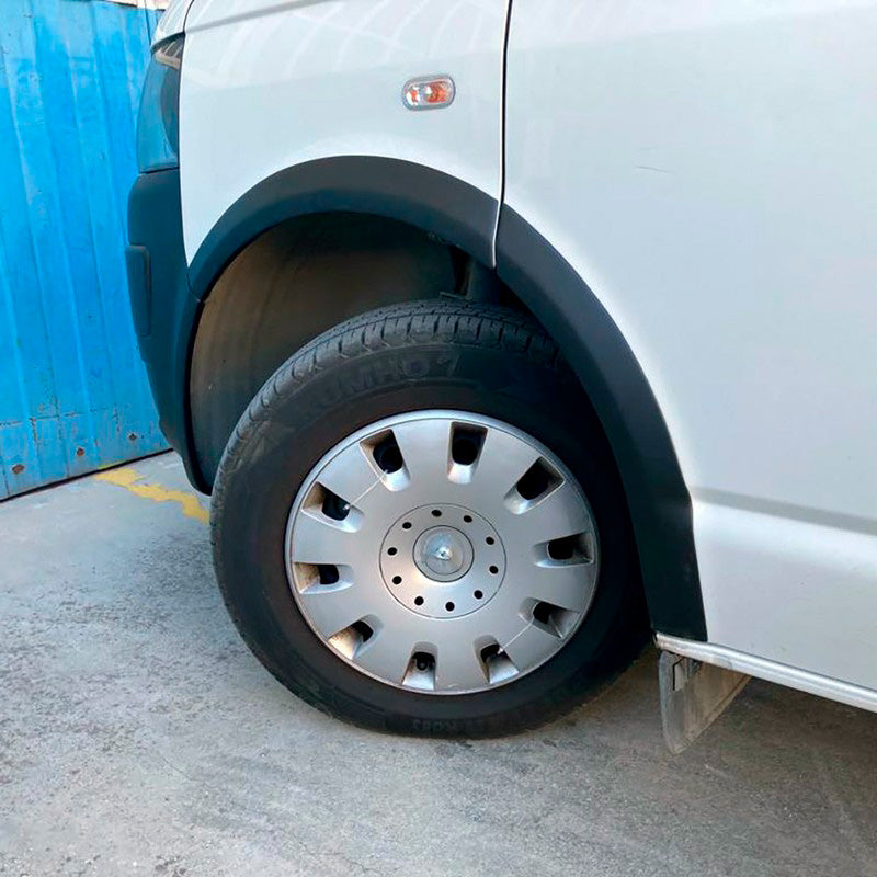 Oneway Satz Radlaufleisten passend für Volkswagen Transporter T5-T5.1 2003-2015 (Kurzer Radstand/Schiebetür rechts) - Matt...