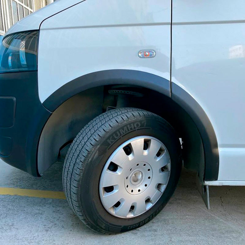 Oneway Satz Radlaufleisten passend für Volkswagen Transporter T5-T5.1 2003-2015 (Kurzer Radstand/Schiebetür rechts) - Matt...