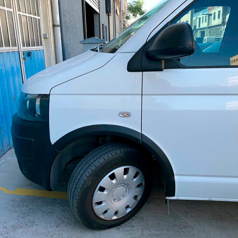 Oneway Satz Radlaufleisten passend für Volkswagen Transporter T5-T5.1 2003-2015 (Kurzer Radstand/Schiebetür links) - Matts...