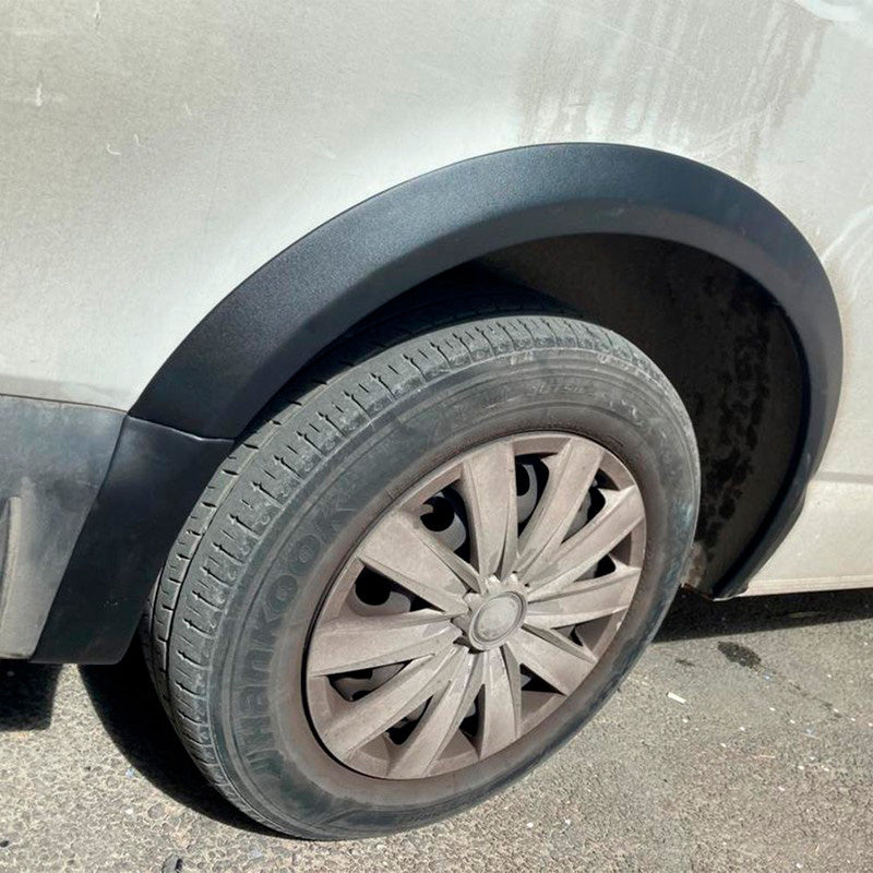 Oneway Satz Radlaufleisten passend für Volkswagen Transporter T6 2015-2019 (Kurzer Radstand/Schiebetür rechts) - Mattschwarz