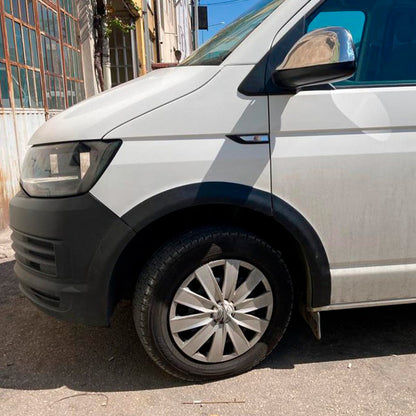Oneway Satz Radlaufleisten passend für Volkswagen Transporter T6 2015-2019 (Kurzer Radstand/Schiebetür links) - Mattschwarz