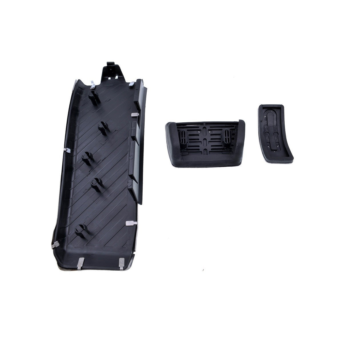 Matte Silber Pedalplatten Set passend für Audi A4 A5 A6 Q5 2007-2018 Automatik