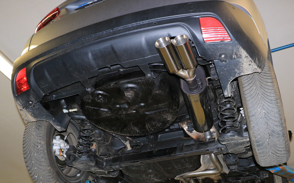 Peugeot 2008 Endschalldämpfer - 2x80 Typ 25