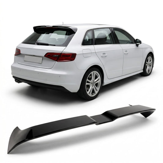 Dachspoiler Hochglanz Schwarz passend für Audi A3 8V Sportback 2012-2019