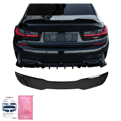 Dachspoiler passend für BMW 3er M-Pack/M340i G20 Limousine 2018+ / BMW M3 G80 Limousine 2022+ Hochglanz Schwarz