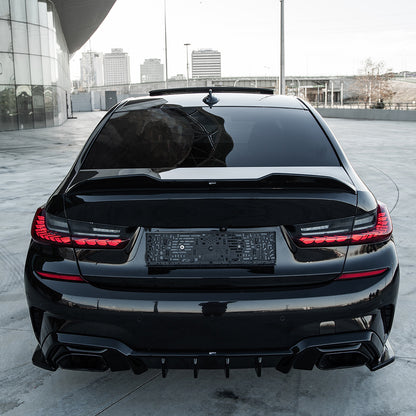 Dachspoiler passend für BMW 3er M-Pack/M340i G20 Limousine 2018+ / BMW M3 G80 Limousine 2022+ Hochglanz Schwarz