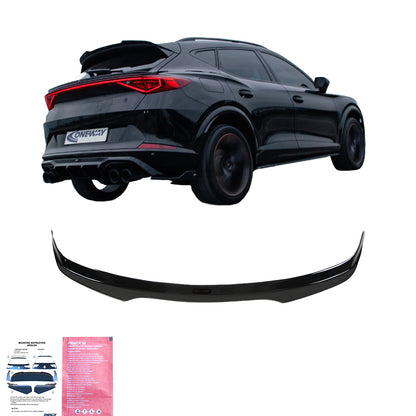 Dachspoiler Hochglanz Schwarz passend für Cupra Formentor Mk1 / Mk1 Facelift 2020+