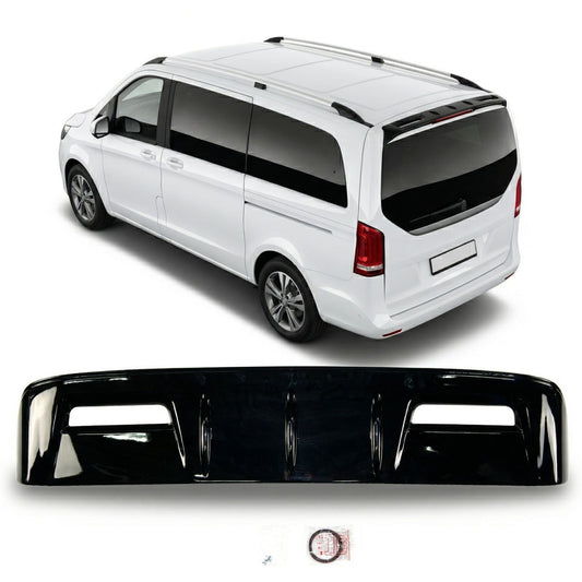 Dachspoiler Hochglanz Schwarz passend für Mercedes V-Klasse W447 2016-2019