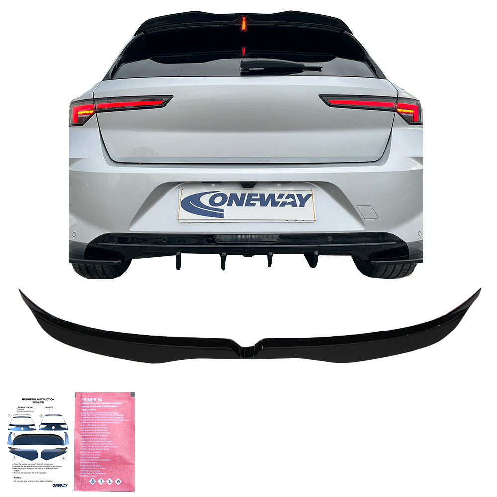 Dachspoiler passend für OPEL Astra L 2020+ Hochglanz Schwarz