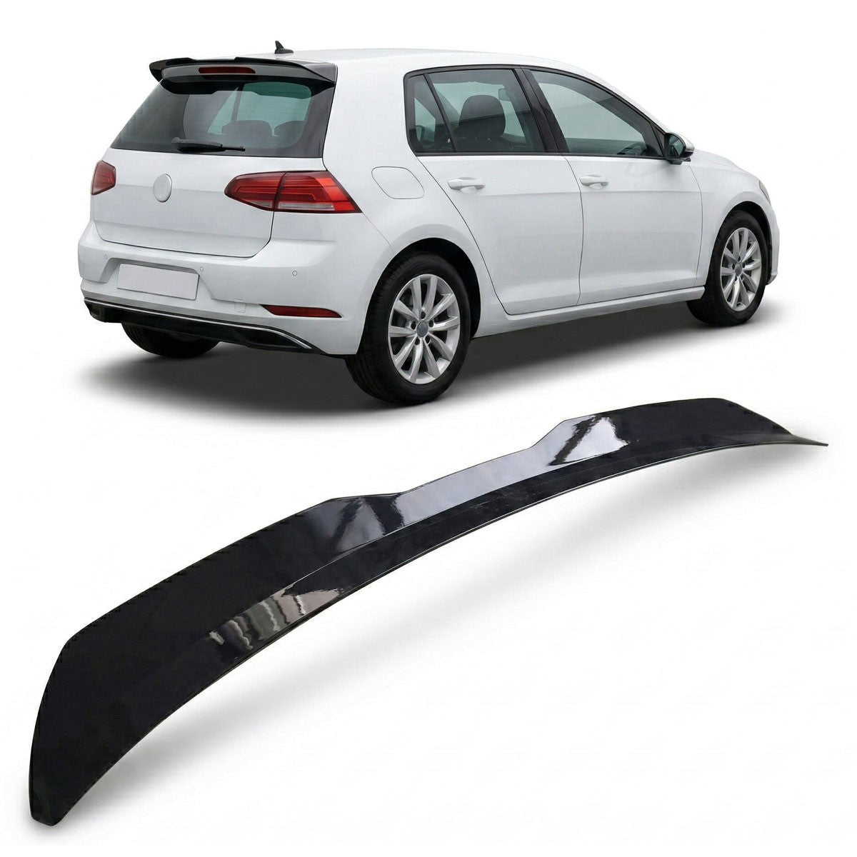Dachspoiler Flügel Hochglanz Schwarz passend für VW Golf 7 2012-2021