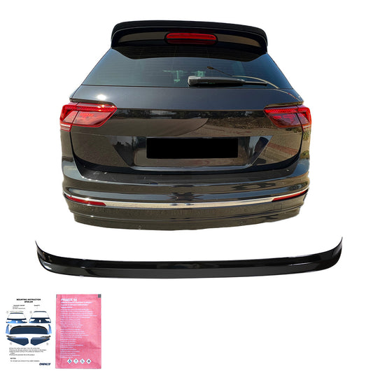 Heckspoiler passend für VW Tiguan MK 2 R Line 2015 - 2020 Hochglanz Schwarz