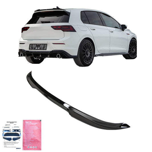 Dachspoiler passend für VW Golf Mk8 GTI / GTI Facelift 2020+ Hochglanz Schwarz