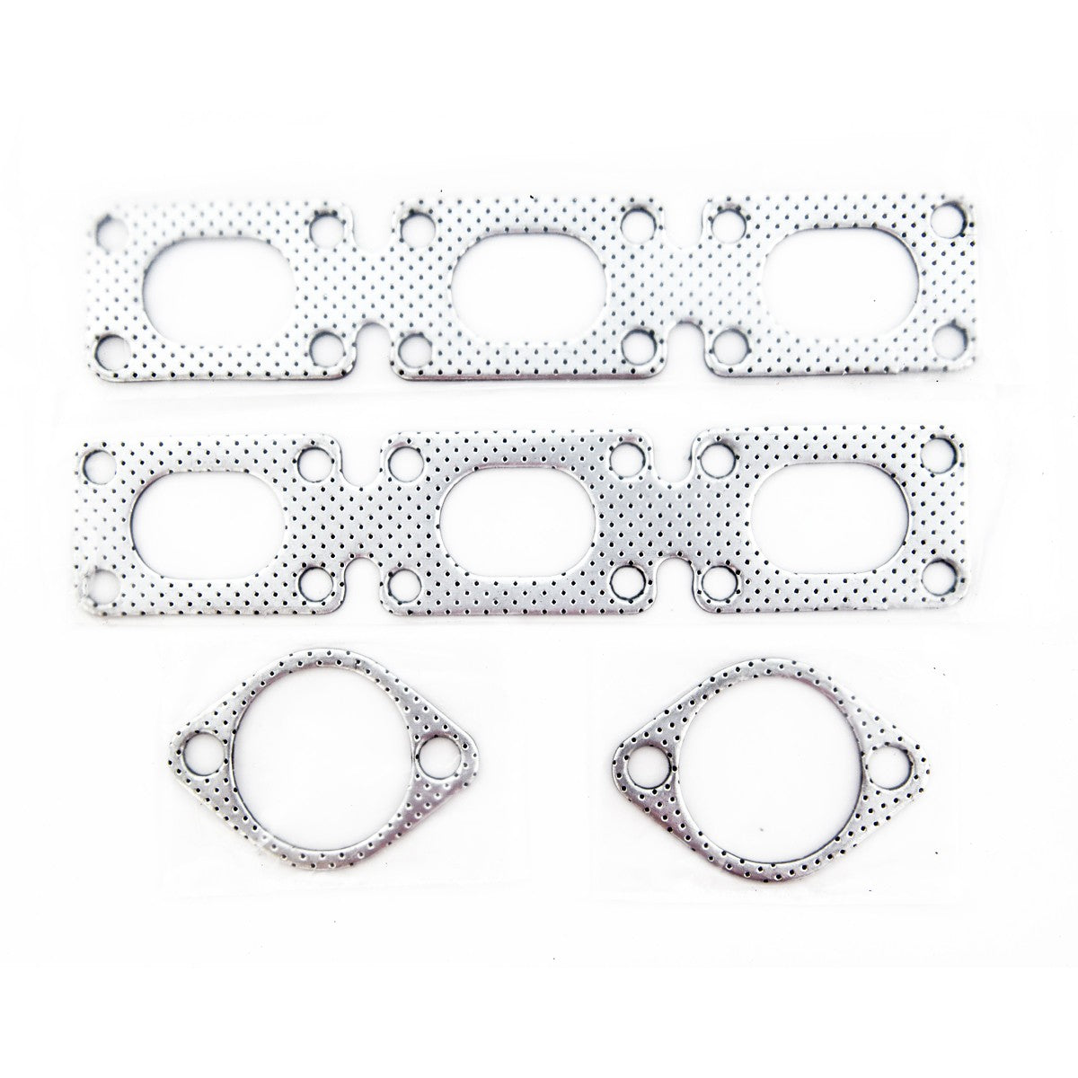 Chrom Edelstahl Abgaskrümmer passend für BMW 3er E46 1996-2001