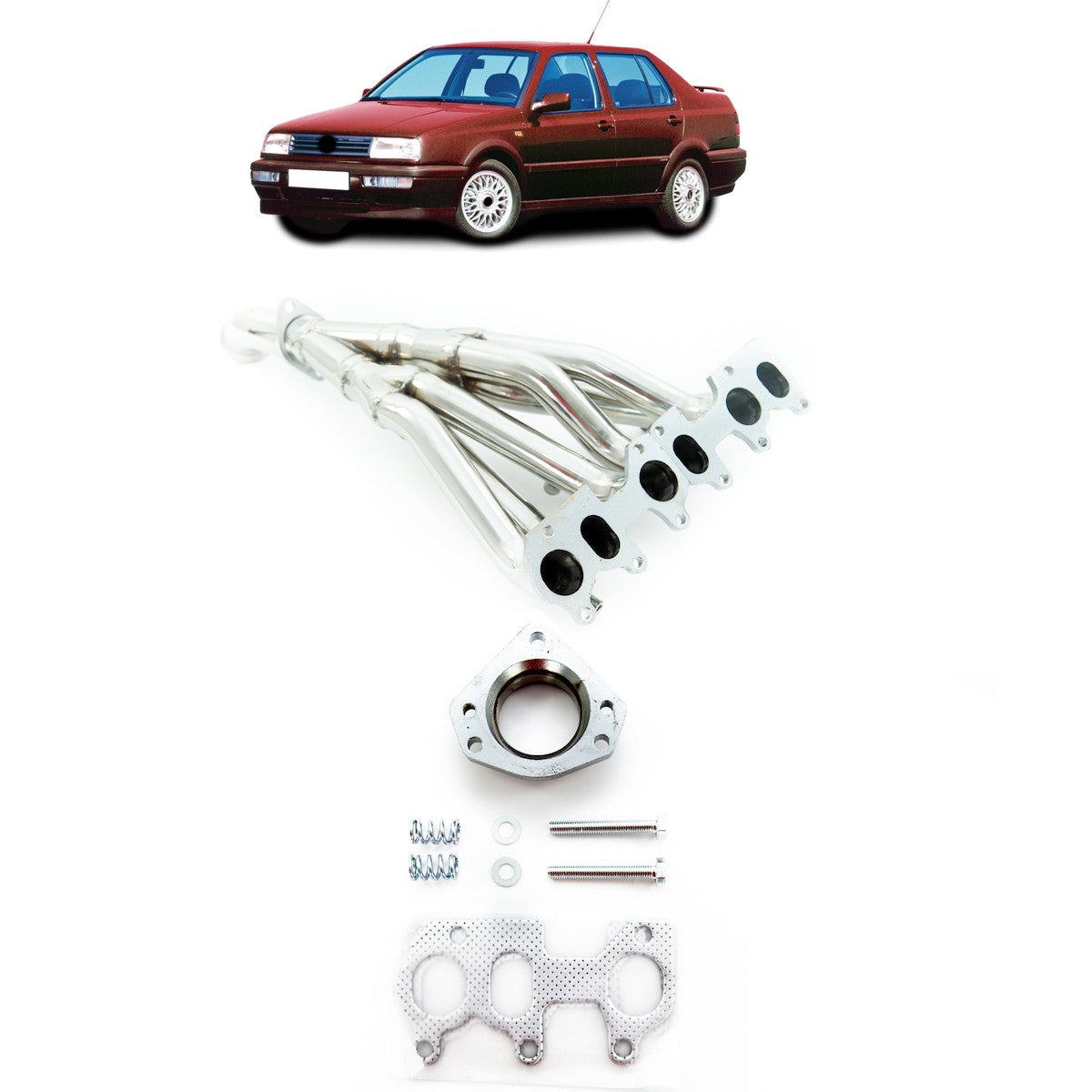 Auspuffkrümmer Edelstahl passend für VW Golf 3 4 1992-2004