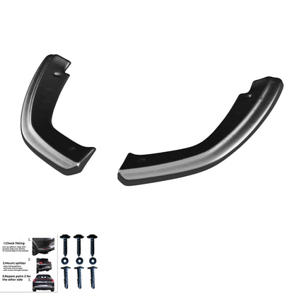 Heckstoßstange Seitendiffuser Splitter Hochglanz Schwarz passend für Audi SQ5 / Q5 S-Line Mk2 2017-2020