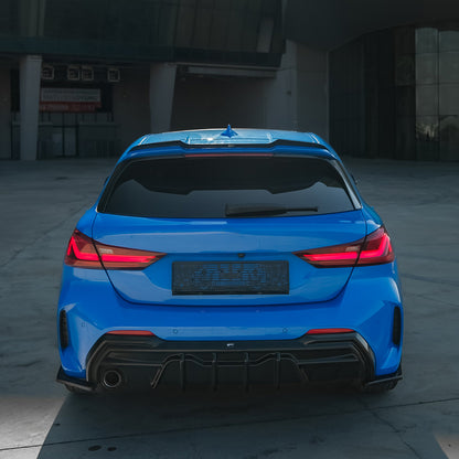 Heckseitensplitter passend für BMW 1er F40 M-Pack/M135i 2019-2024 Hochglanz Schwarz