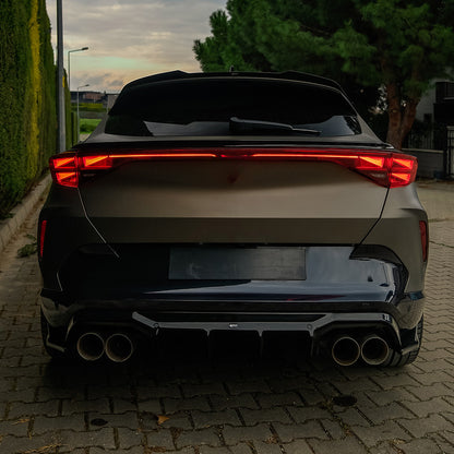 Heckseitensplitter passend für CUPRA Formentor Mk1 / Mk1 Facelift 2020+ Hochglanz Schwarz