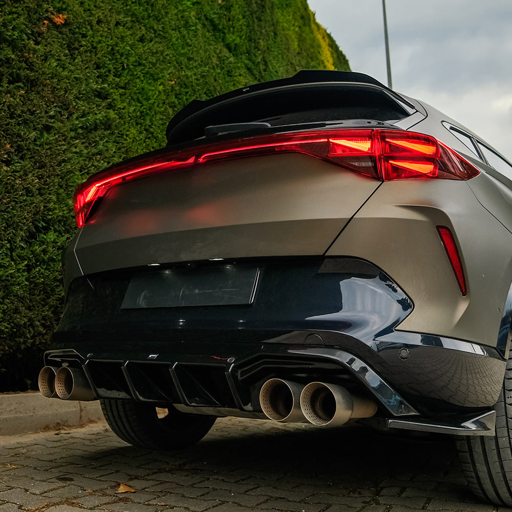 Heckseitensplitter passend für CUPRA Formentor Mk1 / Mk1 Facelift 2020+ Hochglanz Schwarz