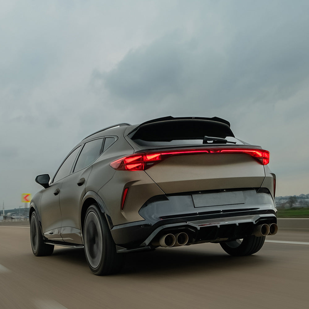 Heckseitensplitter passend für CUPRA Formentor Mk1 / Mk1 Facelift 2020+ Hochglanz Schwarz