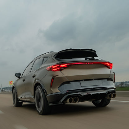 Heckseitensplitter passend für CUPRA Formentor Mk1 / Mk1 Facelift 2020+ Hochglanz Schwarz