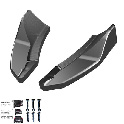 Heckstoßstange Seitendiffuser Splitter Hochglanz Schwarz passend für Ford Fiesta ST Mk8 2018+