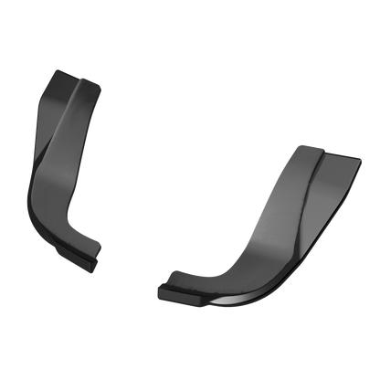 Heckseitensplitter Diffusoren passend für Hyundai I20 N Mk3 2020+ Hochglanz Schwarz