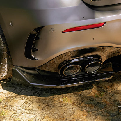 RS11.065 - Heckseitensplitter passend für Mercedes A45 S Aero Pack W177 / W177 Facelift 2019+ Hochglanz Schwarz