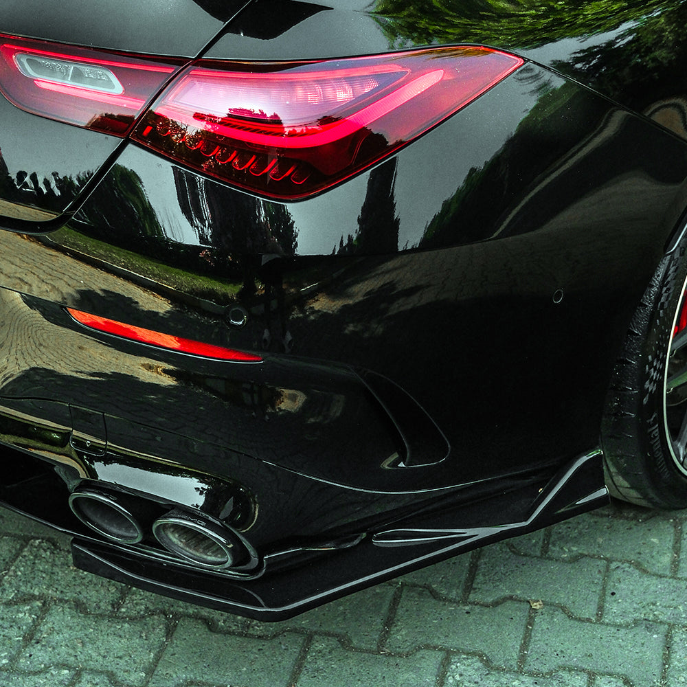RS11.069 - Heckseitensplitter passend für Mercedes CLA35 / CLA45 Aero Pack C118 2019-2023 Hochglanz Schwarz