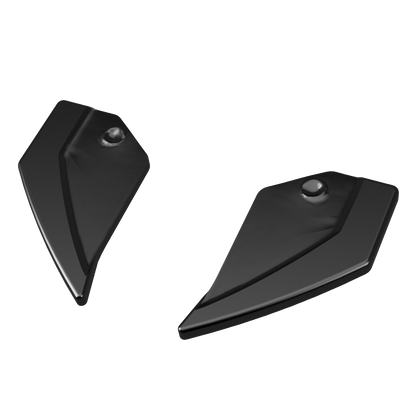 RS11.010 - Heckseitliche Diffusor Splitter passend für SEAT Leon FR MK3 2012-2016 Hochglanz Schwarz
