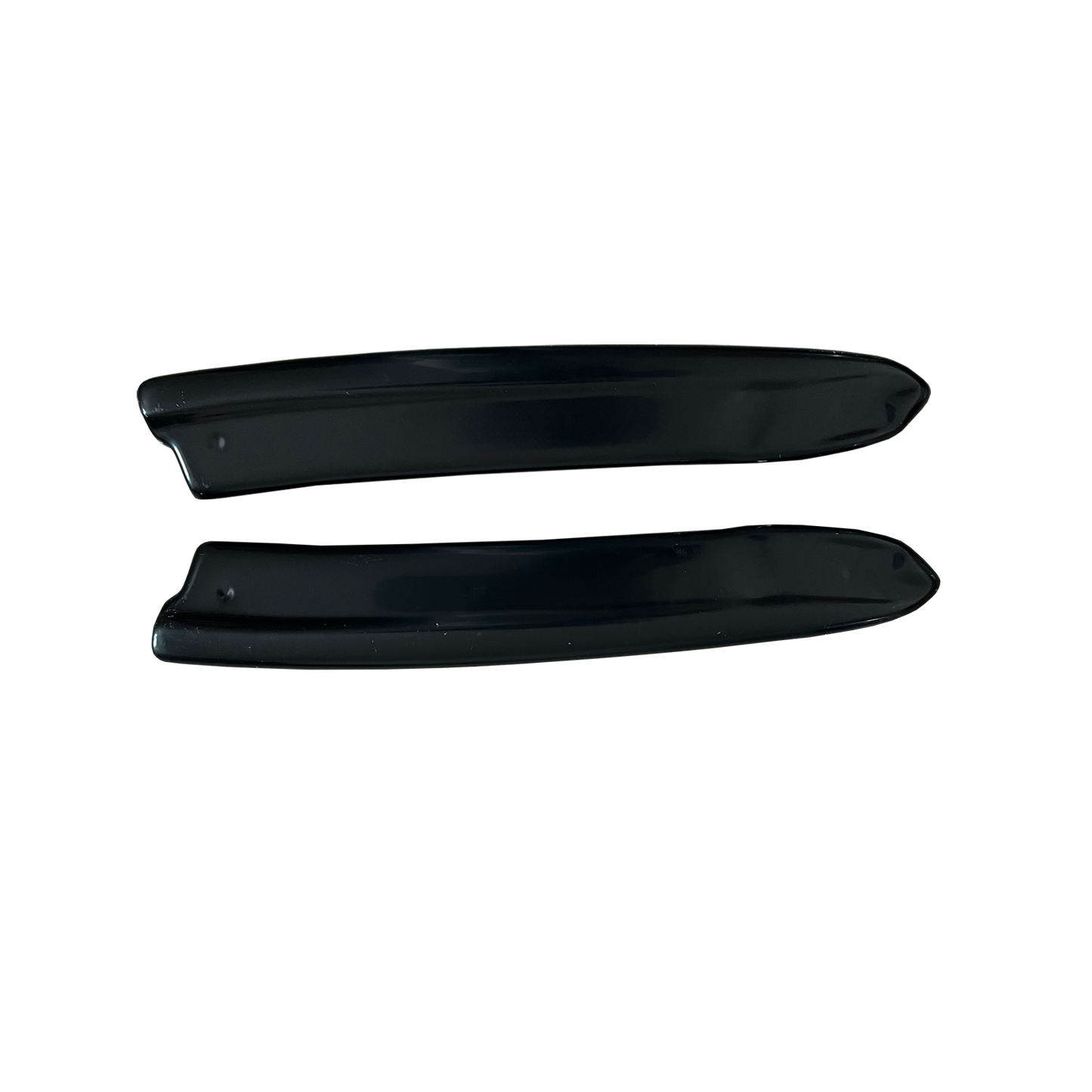 RS11.005 - Heckseitliche Diffusor Splitter passend für SKODA Octavia RS MK4 2020+ Hochglanz Schwarz
