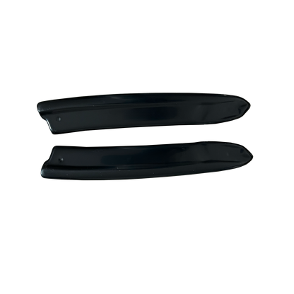 RS11.005 - Heckseitliche Diffusor Splitter passend für SKODA Octavia RS MK4 2020+ Hochglanz Schwarz