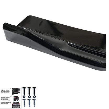 Heckseitensplitter passend für VW VOLKSWAGEN Tayron Standard/R-Line Mk1 2025+ Hochglanz Schwarz