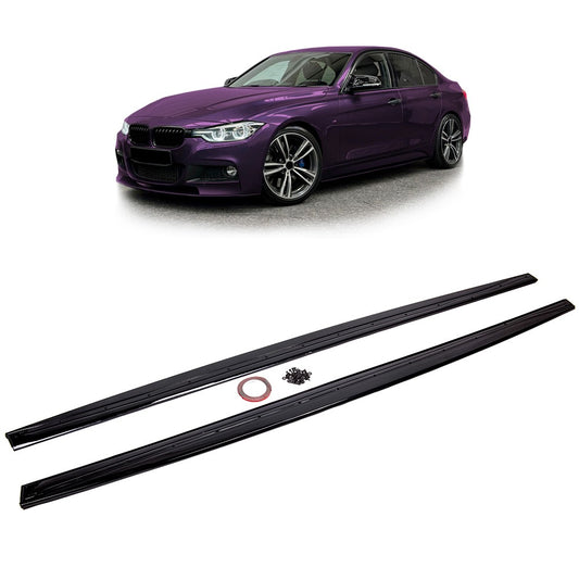Seitenschweller Set Hochglanz Schwarz passend für BMW 3er F30 F31 2011-2018