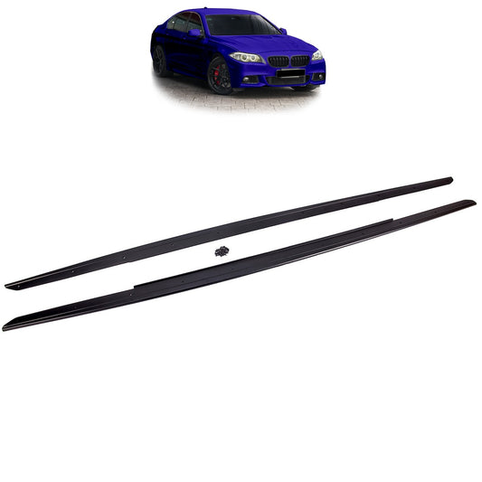 Seitenschweller Set Matt Schwarz passend für BMW 5 F10 F11 2009-2016