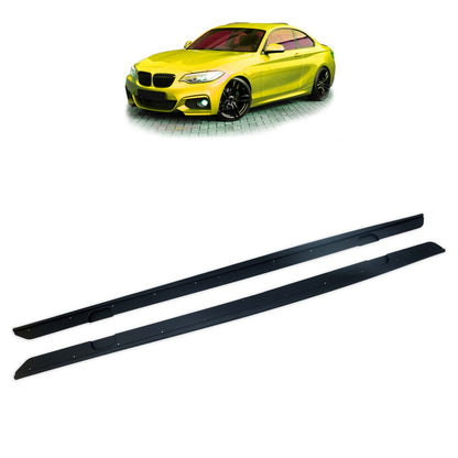 Sport Seitenschweller Erweiterungen Matt Schwarz passend für BMW 2 F22/F23 2012-heute