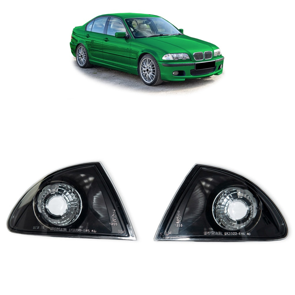 Seitenblinker Schwarz passend für BMW 3er (E46) Limousine Touring 1998-2001