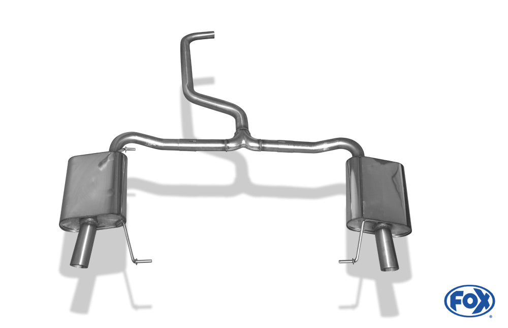 Skoda Octavia NX RS Endschalldämpfer rechts/links -  Austritt der Endrohre in den originalen Endrohren