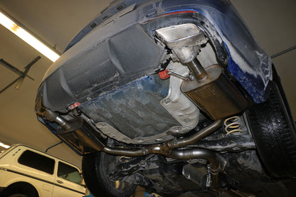 Skoda Octavia 5E RS - TDI - 4x4 mit Benzin-Endrohrblenden Halbanlage rechts/links ab Kat - Austritt der Endrohre in den or...