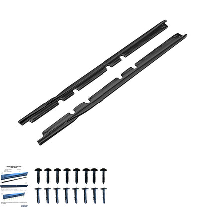 Seitenschweller passend für Universal 208 Cm Hochglanz Schwarz