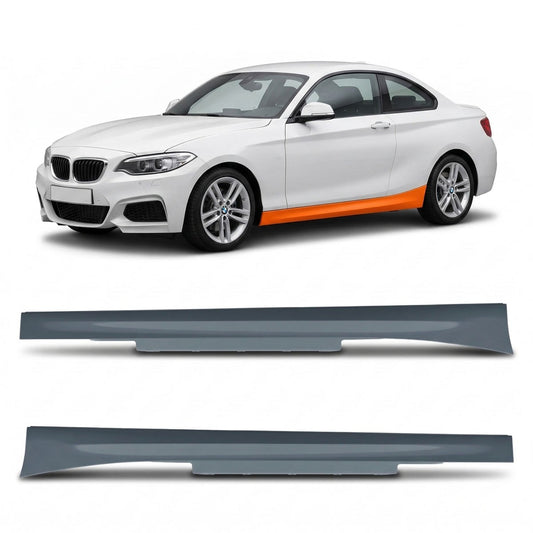 Sport Seitenschweller Set passend für BMW 1 (F21) 2 (F22 F23) 2011-2021