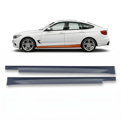 Seitenschweller Set PP Kunststoff Grau passend für BMW 3 (F34) Gran Turismo 2012-2020