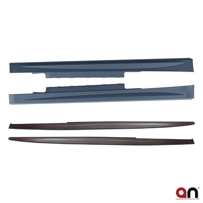 Seitenschweller Set mit Unterflügeln passend für BMW 4er F32 F33 2013-2021