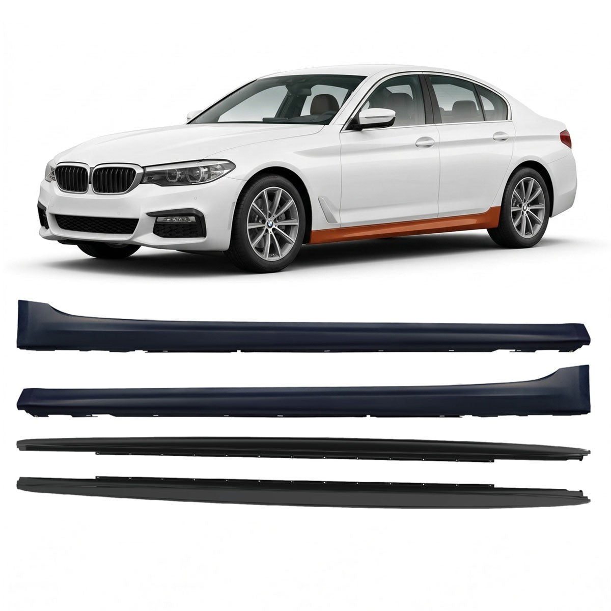 Seitenschweller Set passend für BMW 5er (G30/G31) 2016-2023