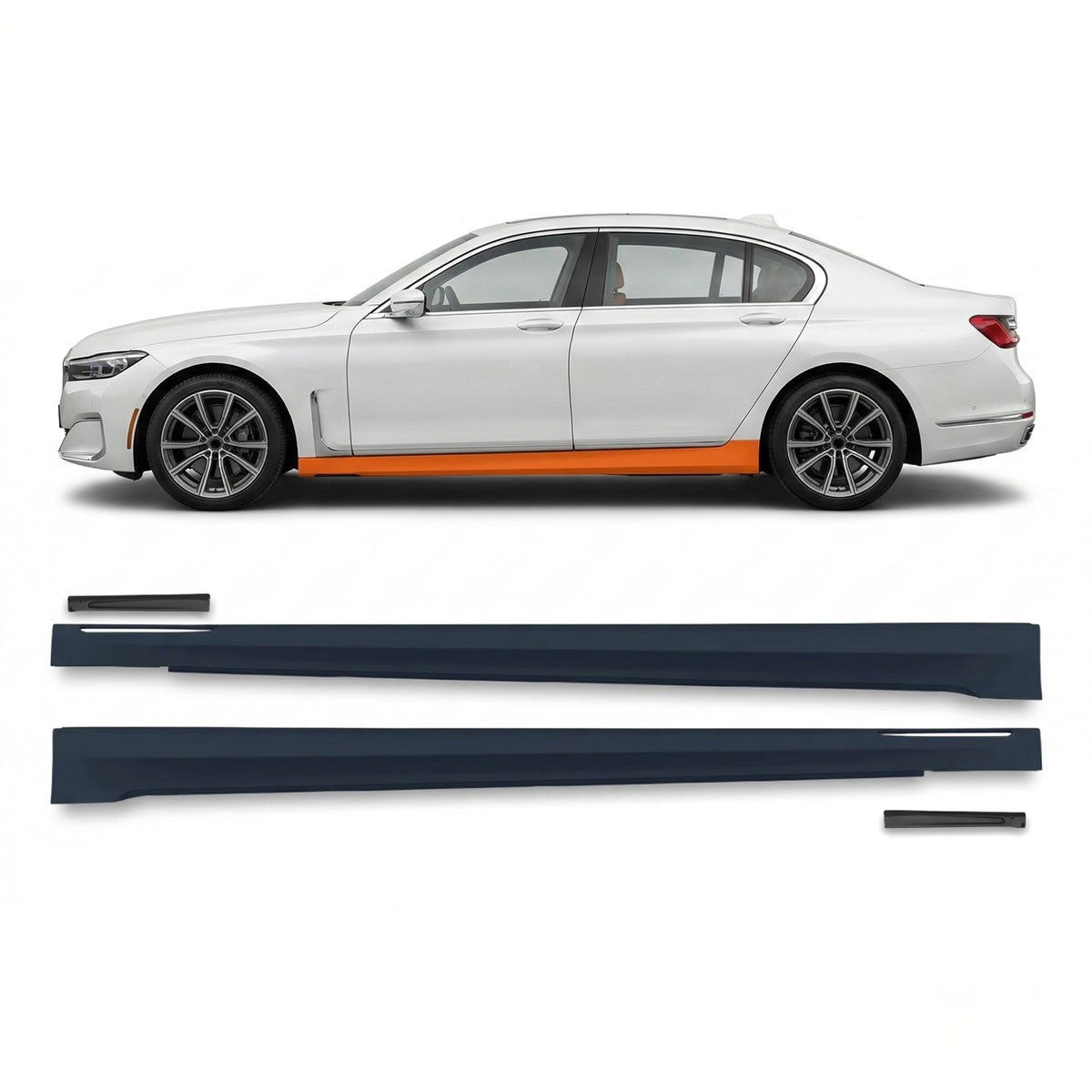 Seitenschweller Kurz mit Ambientebeleuchtung passend für BMW 7er G11 2015-2022