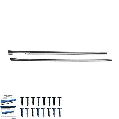 Seitenschweller Hochglanz Schwarz passend für BMW 4er G26 Grand Coupe M-Pack / M440i / i4 2020+ (2 Stück)