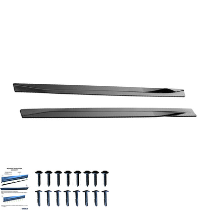 SS10.048 - Seitenschweller passend für BMW M4 F82 2014-2021 Hochglanz Schwarz