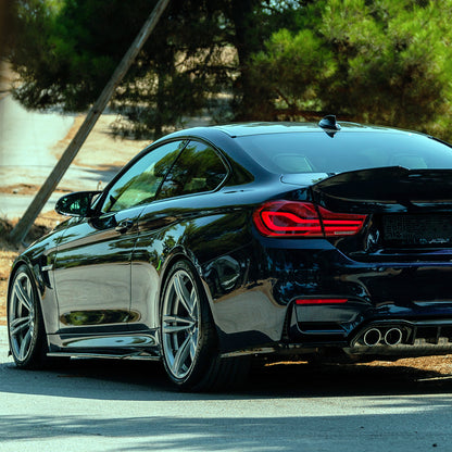 SS10.048 - Seitenschweller passend für BMW M4 F82 2014-2021 Hochglanz Schwarz