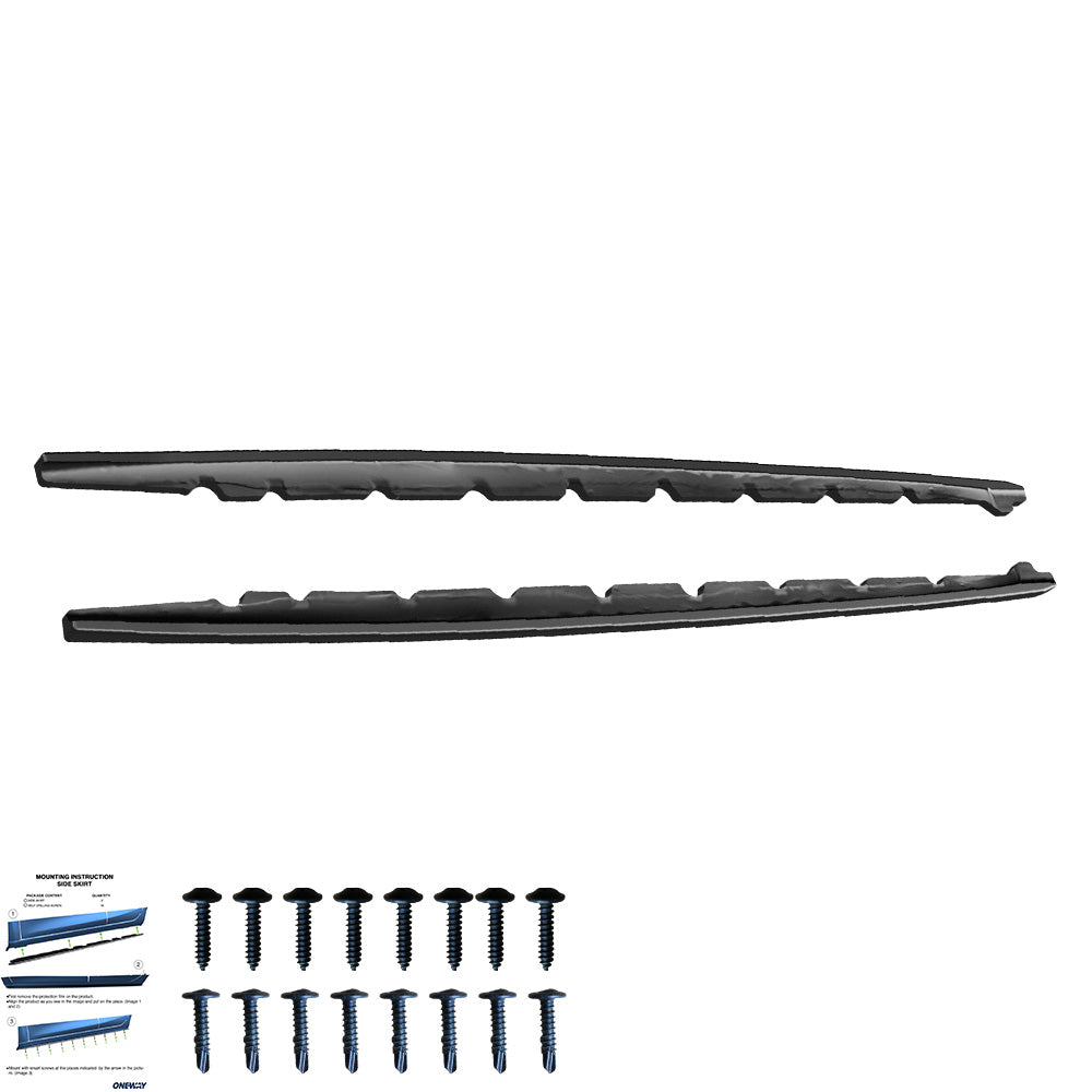 Seitenschweller passend für BMW 1er F40 M-Pack/M135i 2019+ Hochglanz Schwarz