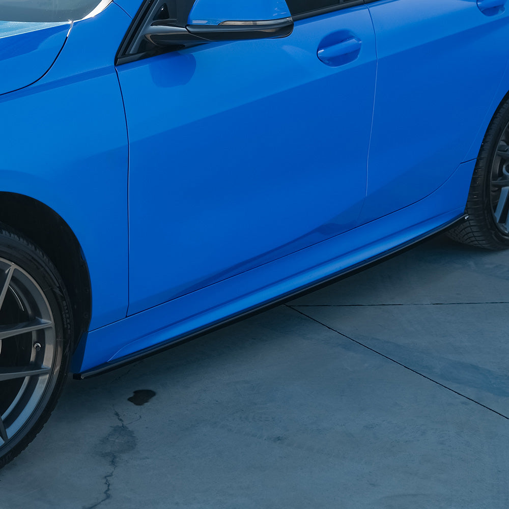 Seitenschweller passend für BMW 1er F40 M-Pack/M135i 2019+ Hochglanz Schwarz